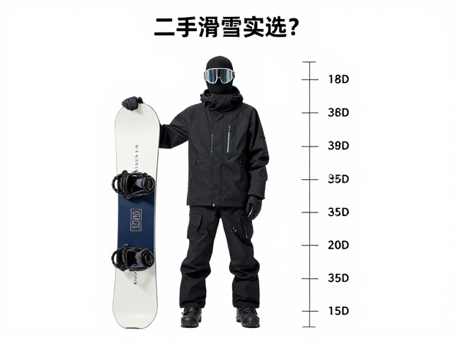 二手滑雪板怎么选？根据身高体重定板长，厚雪滑行更稳