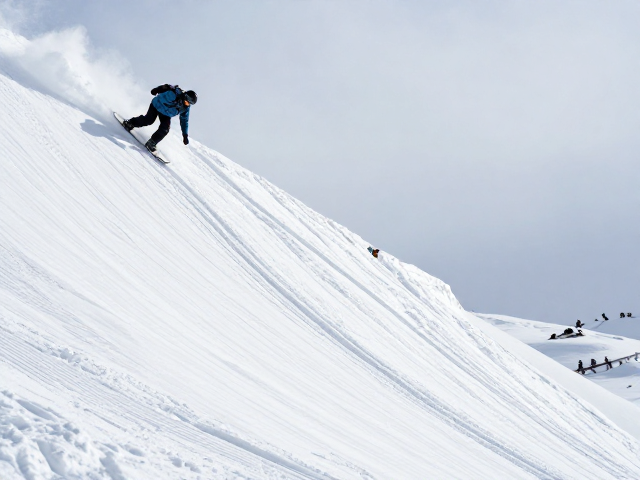 悬崖滑行板，高手冰面硬雪刻滑技巧全解析