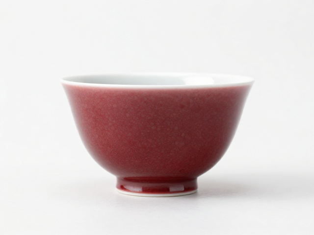 浙江龙泉釉里红品茗杯，文人雅集茶具首选，古韵茶香尽在其中