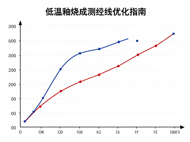 低温釉烧成曲线数据与线性配方测试优化指南
