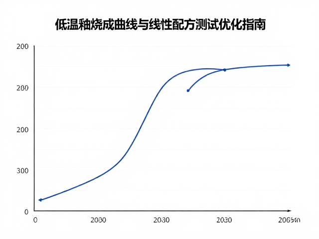 低温釉烧成曲线数据与线性配方测试优化指南