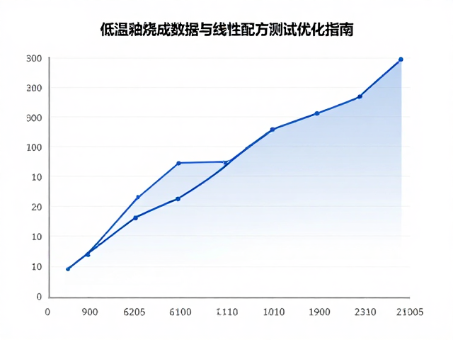 低温釉烧成曲线数据与线性配方测试优化指南