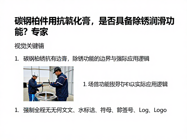 碳钢构件用抗氧化膏,是否具备除锈润滑功能?专家详解