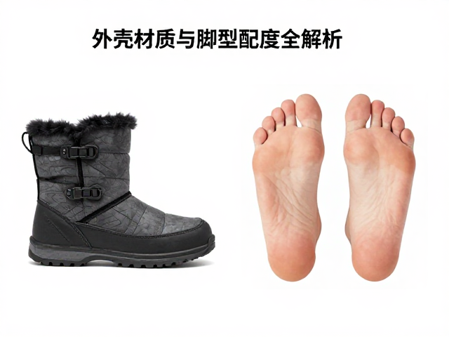 包裹雪地鞋怎么选?外壳材质与脚型匹配度全解析