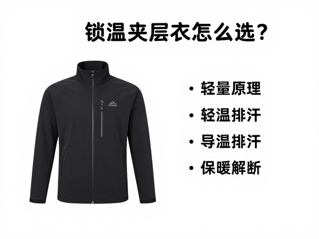 锁温夹层衣怎么选?轻量保温,导湿排汗,户外保暖不闷热