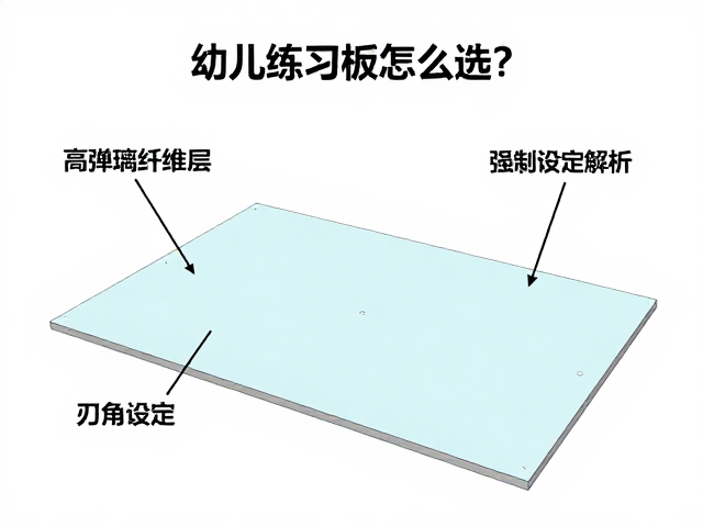 幼儿练习板怎么选?高弹玻璃纤维层,刃角设定解析