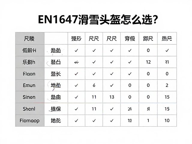 EN1647滑雪头盔怎么选?低龄防撞垫层,尺码对照表避坑指南