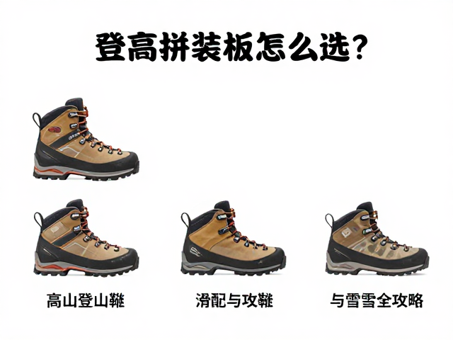 登高拼装板怎么选？高山登山靴适配与滑雪全攻略