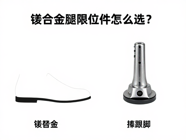 镁合金双腿限位件怎么选?根据鞋型选型号更跟脚