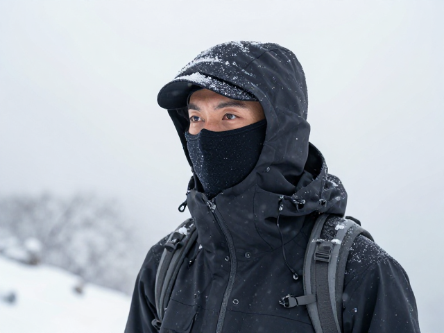 户外登山风雪防护面罩如何解决静电问题？