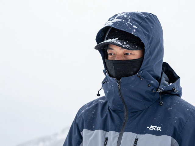 户外登山风雪防护面罩如何解决静电问题?