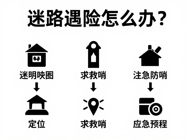迷路遇险怎么办?求救哨,定位,应急流程全解析
