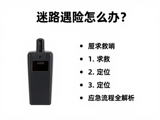 迷路遇险怎么办?求救哨,定位,应急流程全解析