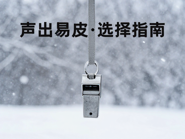 风雪中如何发出紧急求救信号?声压等级与提示哨具选择指南