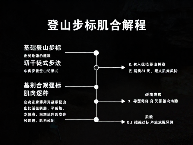基础登山步法的核心逻辑与肌肉控制