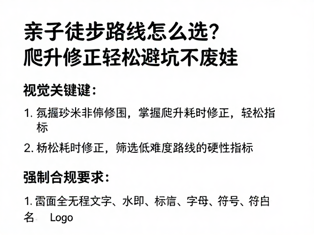 筛选低难度路线的硬性指标