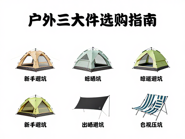 户外三大件选购指南:核心装备的选择逻辑