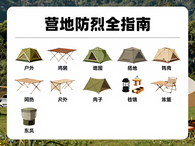 营地选址与搭建:地形分析与风向利用