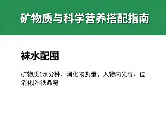 水分补充与消化适应