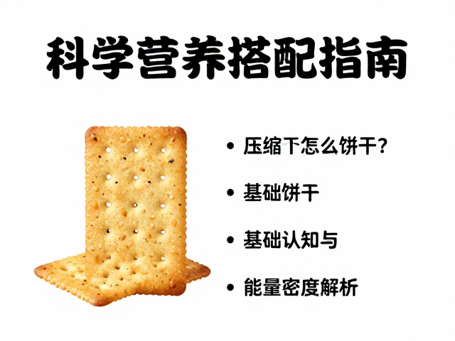压缩饼干的基础认知与能量密度解析