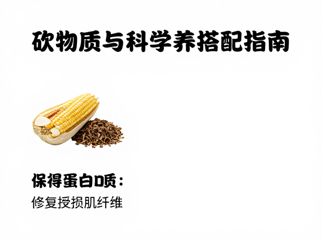 优质蛋白质:修复受损肌纤维