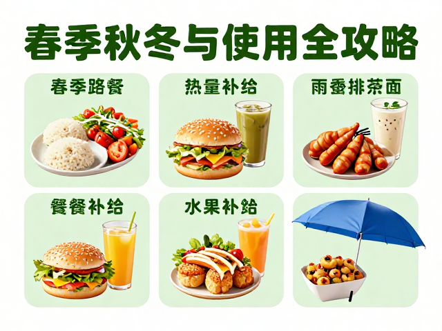 春夏秋冬四季专属路餐，高热量补给与雨具使用全攻略