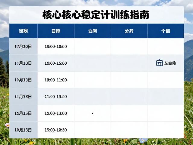 训练周期安排与春季实战应用