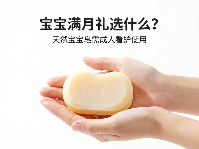 宝宝满月礼选什么？天然宝宝皂需成人看护使用，安全呵护更安心