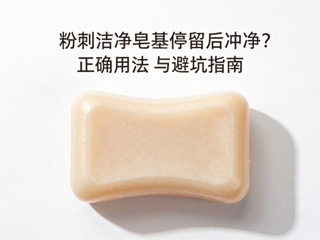 粉刺洁净皂含皂基需停留后冲净?正确用法与避坑指南
