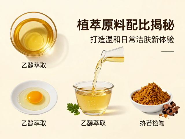 植萃原料配比揭秘,乙醇萃取技术,打造温和日常洁肤新体验