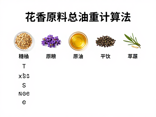 花香精油原料添加指南,芳香疗愈手作总油重计算法