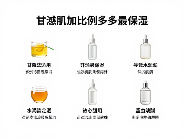 甘油添加比例多少最保湿?敏感肌适用的水润基底原料指南