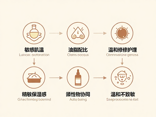 敏感肌适用油脂配比流程，精准计算保湿感，温和修护不致敏