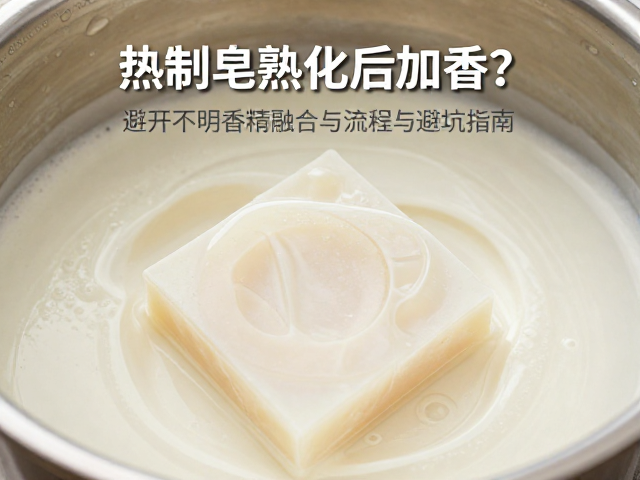 热制皂熟化后加香?避开不明香精,详解香味融合流程与避坑指南