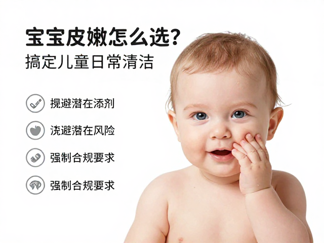宝宝皮肤娇嫩怎么选?成分表一读就懂,搞定儿童日常清洁