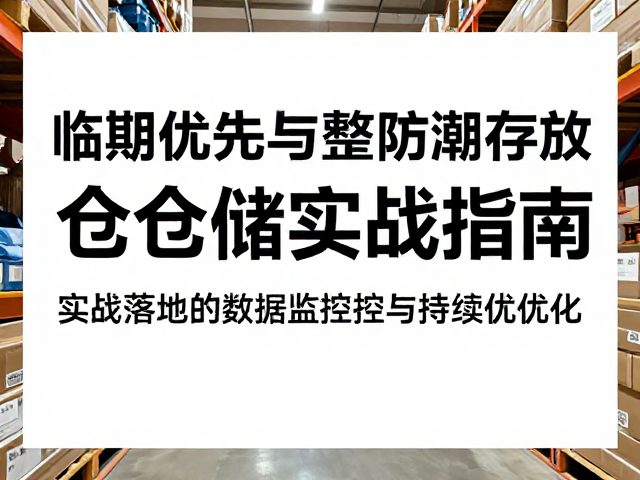 临期优先与整箱防潮存放,提升库存周转率的仓储实战指南