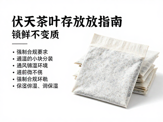 伏天茶叶存放指南,小块分装,通风避湿,锁鲜不变质