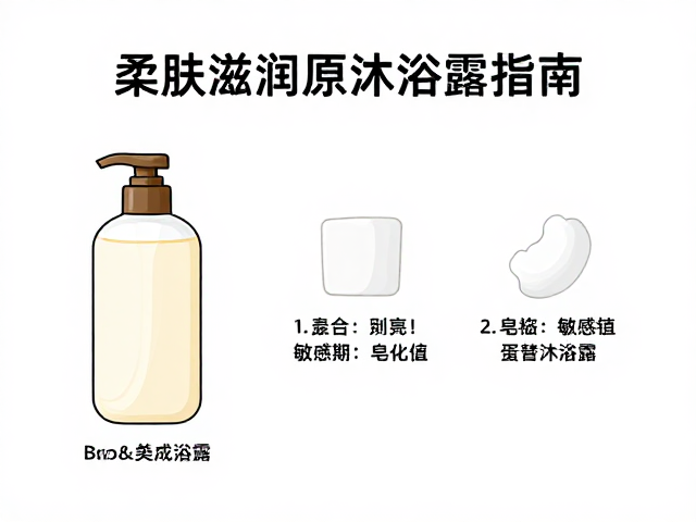 柔肤滋润原料怎么选?看皂化值,敏感期替代沐浴露指南