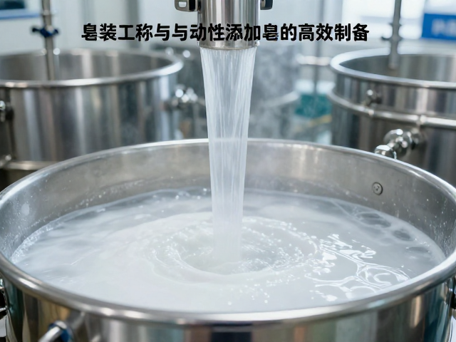 洗涤釜工艺解析,透亮皂化工序与功能性添加皂的高效制备