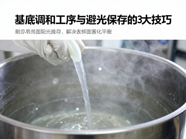 基底调和工序与避光保存,解决表面雾化难题的3大技巧