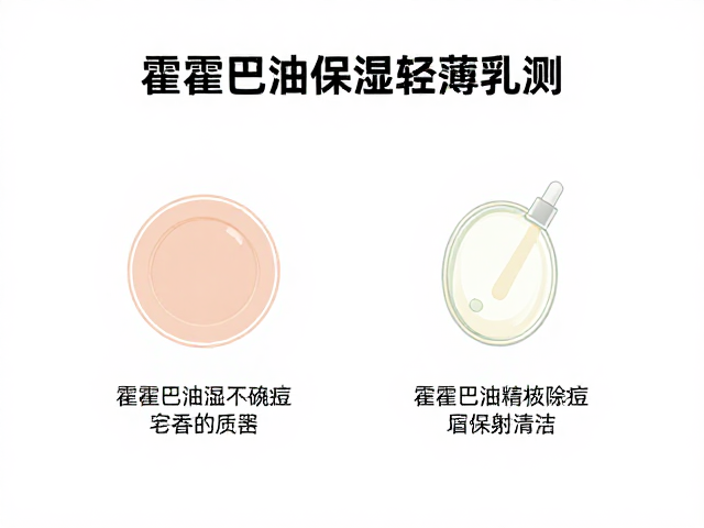 大油皮怎么选轻薄乳液?霍霍巴油保湿不闷痘实测