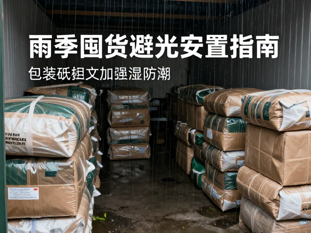 雨季囤货避光安置指南，检查包装破损，加强除湿防潮