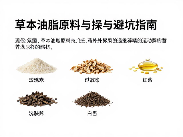 亚油酸护肤,草本油脂原料选择与过敏原标识避坑指南