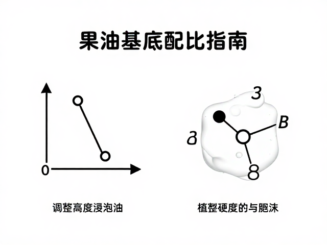 果油基底配比指南,植物浸泡油调整硬度与泡沫技巧