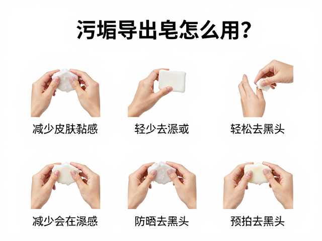 污垢导出皂怎么用?减少皮肤黏腻感,轻松去黑头全攻略