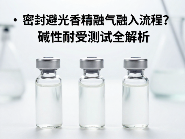 密封避光香精瓶如何助香气融入流程?附碱性耐受测试全解析