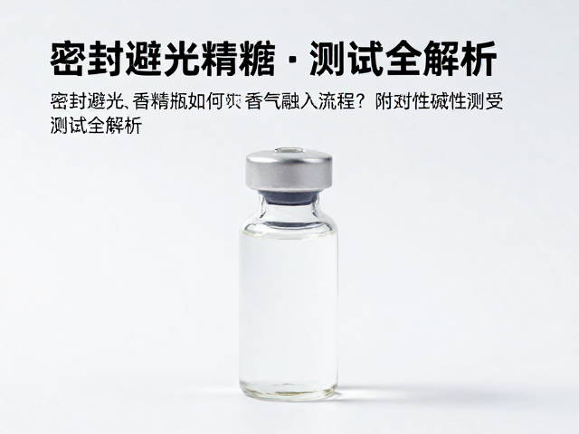 密封避光香精瓶如何助香气融入流程?附碱性耐受测试全解析