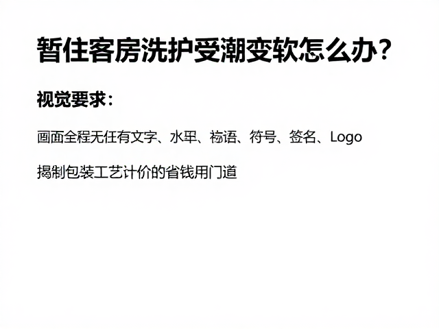暂住客房洗护受潮变软怎么办?揭秘按包装工艺计价的省钱门道
