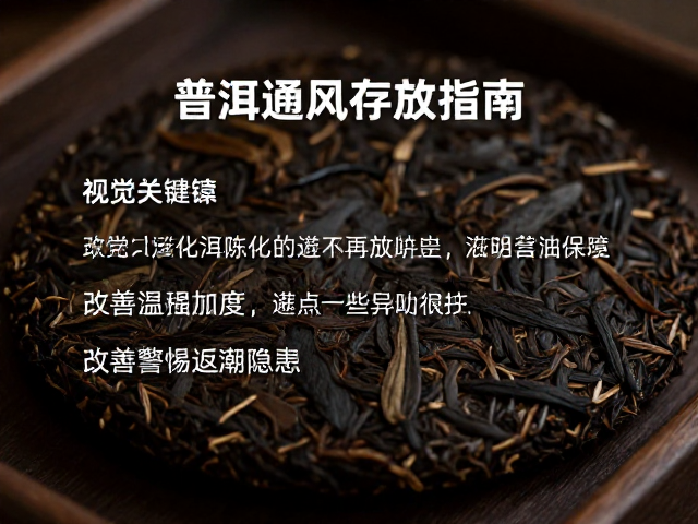 普洱茶陈化通风存放指南，改善温和度，警惕返潮隐患