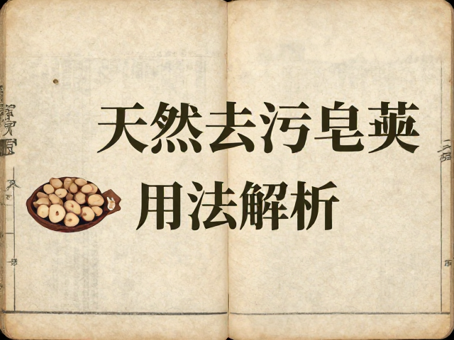 早期去污用品皂荚,天然去污皂荚的历史与用法解析